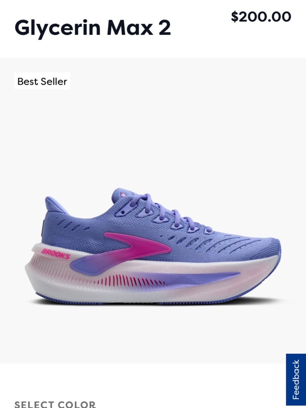 Brooks Glycerin Max 2 running shoes